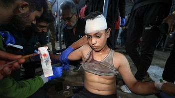 FOTO: 25 Warga Gaza Tewas Dibom Serangan Udara Israel