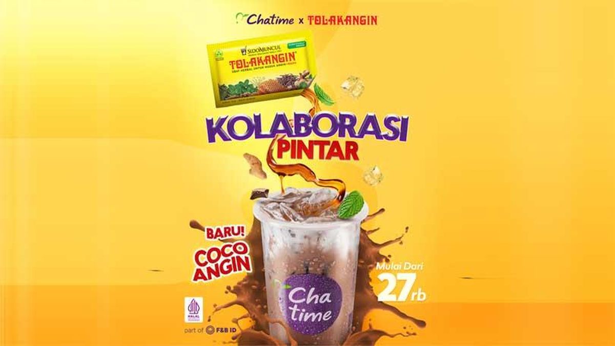 Tolak Angin Hadirkan Inovasi Herbal Lewat Kolaborasi dengan Chatime