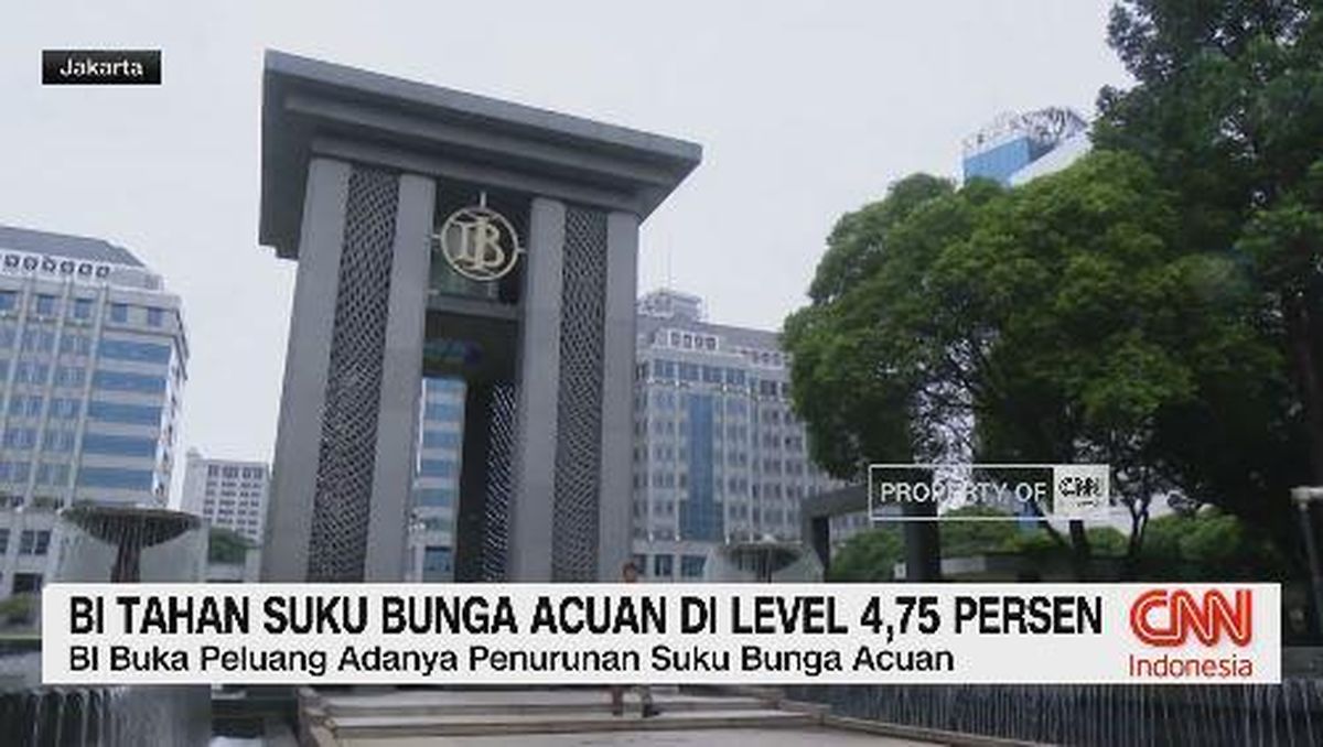 VIDEO: BI Tahan Suku Bunga Acuan di Level 4,75 Persen