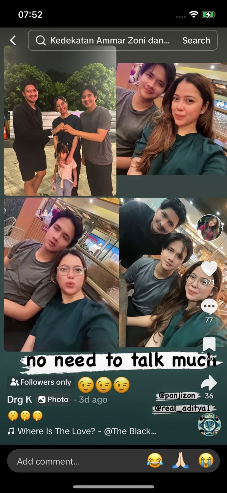 Dokter Kamelia dan Adik Ammar Zoni