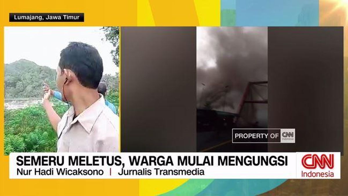 VIDEO: Kondisi Terkini Gunung Semeru Meletus, Level Awas!