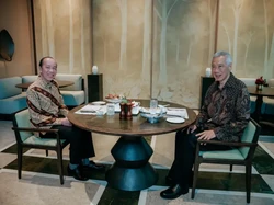 Jokowi Bertemu Eks PM Lee Hsien Loong di Singapura, Ini yang Dibahas