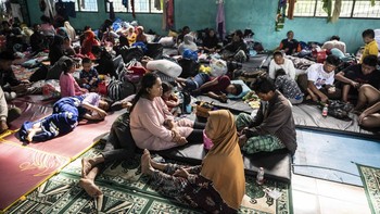 FOTO: Ratusan Warga Mengungsi Akibat Longsor di Banjarnegara