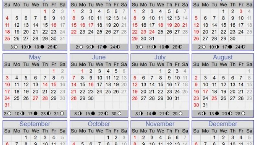 Kalender 2026