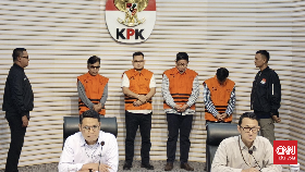 KPK Tahan 4 Tersangka Baru Kasus Korupsi Dinas PUPR OKU Sumsel