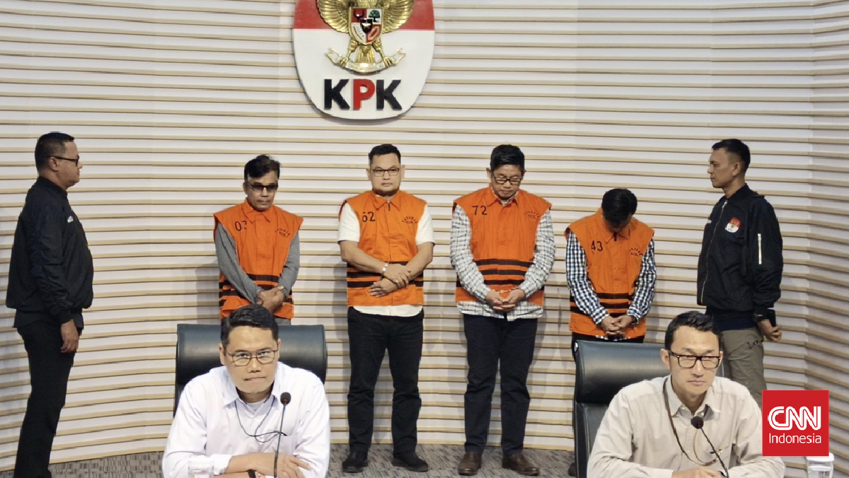 KPK Tahan 4 Tersangka Baru Kasus Korupsi Dinas PUPR OKU Sumsel
