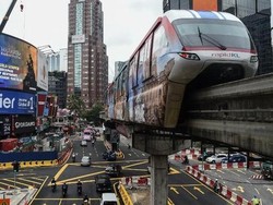 Monorel Malaysia Mogok di Jam Sibuk, 373 Orang Terjebak di Atas Rel