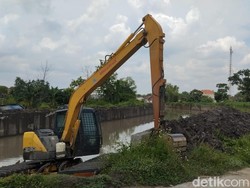 Cegah Banjir di Mojokerto, 26 Km Sungai di 35 Desa Dinormalisasi