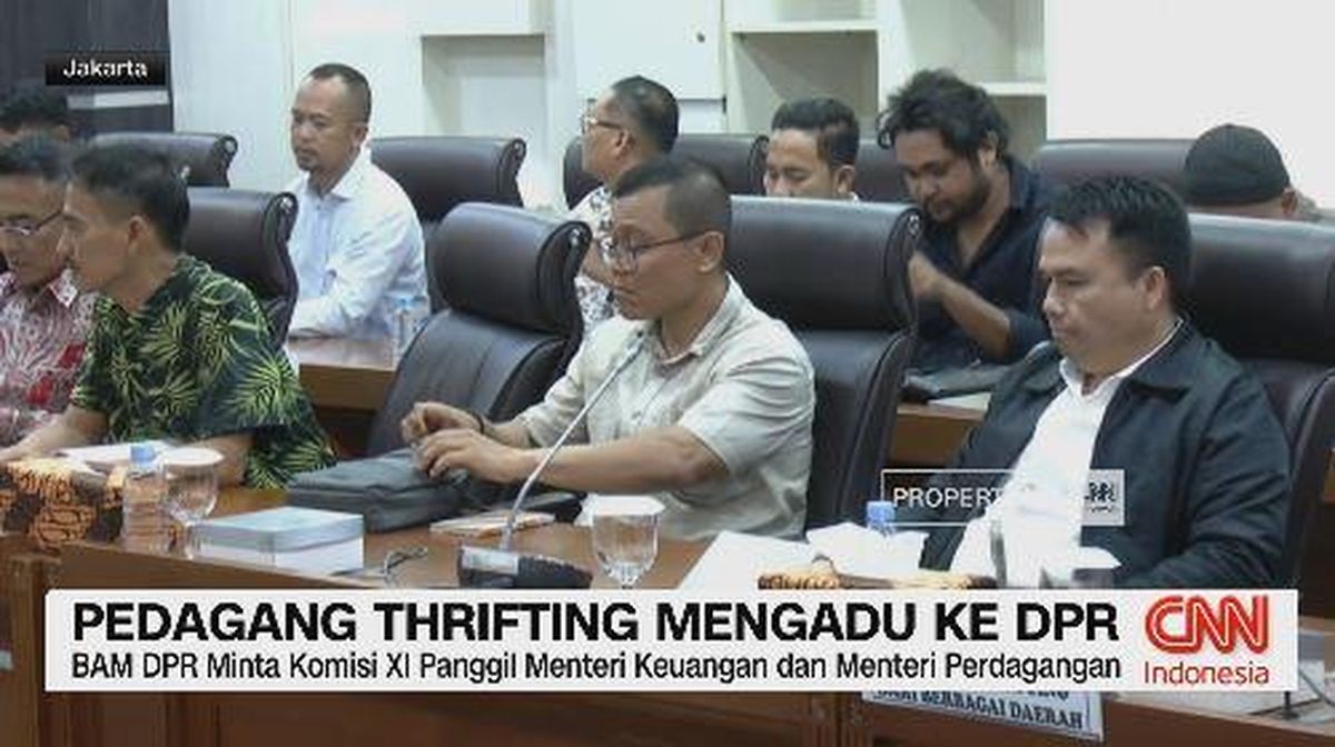 VIDEO: Pedagang Thrifting Mengadu ke DPR