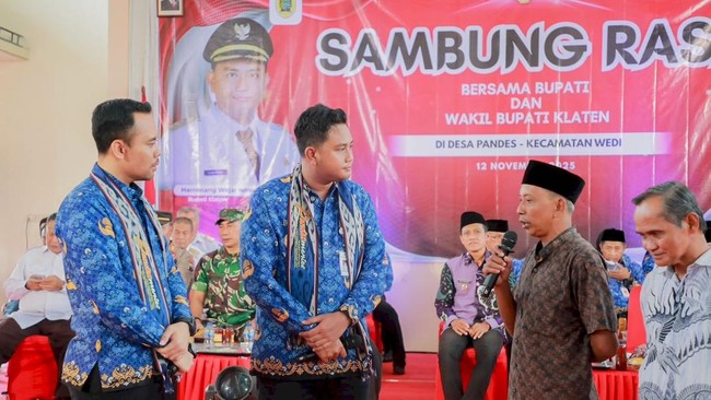 Pemerintah Kabupaten Klaten menutup kegiatan Sambung Rasa 2025 di Desa Pandes, Bupati Hamenang luncurkan aplikasi Si Mentes untuk akses informasi publik.