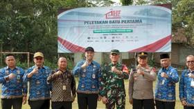 Wabup Klaten Hadiri Peletakan Batu Pertama Gerai Kopdes Merah Putih