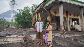 FOTO: Desa Supiturang Luluh Lantah Diterjang Erupsi Gunung Semeru
