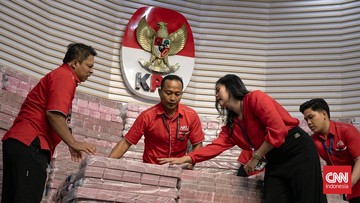 FOTO: KPK Pamer Ratusan Mlliar Korupsi Investasi Fiktif PT Taspen