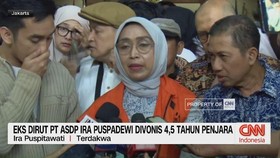 VIDEO: Eks Dirut PT. ASDP Ira Puspadewi Divonis 4,5 Tahun Penjara