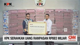VIDEO: KPK Serahkan Uang Rampasan Rp. 883 Miliar