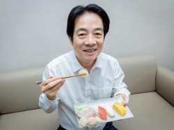 Presiden Taiwan Unggah Foto Makan Sushi, Tunjukkan Dukungan untuk Jepang