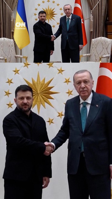 Momen Zelensky Temui Erdogan di Turki, Bahas Perdamaian Ukraina-Rusia