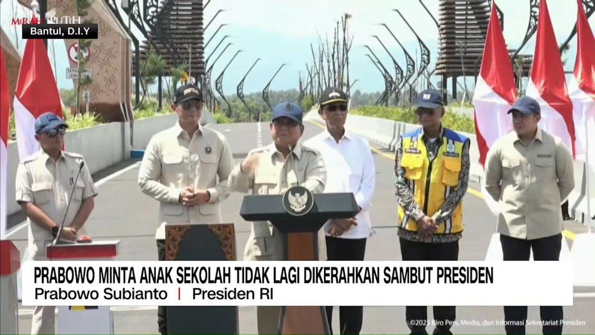 VIDEO: Prabowo Minta Siswa tak Dikerahkan Sambut Kunjungan Presiden