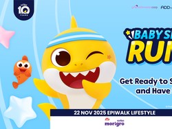 Baby Shark Run 2025 Ajak Anak Aktif Bareng Keluarga & Morigro, Datang Yuk!