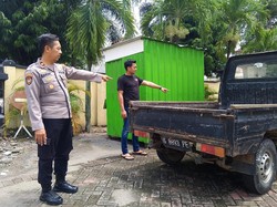 Empat Pelaku Pencurian Gerobak Kontainer Pakai Pikap di Blitar Ditangkap