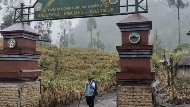 Seekor satwa yang diduga sebagai harimau atau macan ditemukan tewas di kawasan terdampak erupsi Gunung Semeru, Lumajang, Jawa Timur.