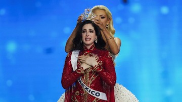 FOTO: Fatima Bosch, Perempuan Meksiko Raih Mahkota Miss Universe