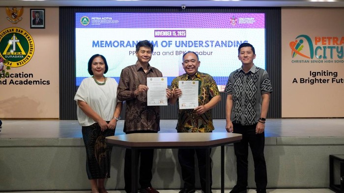 Dilakukan di Surabaya dan Menjadi Momentum Bersejarah Bagi Kedua Institusi Yang Mana Tahun ini BPK PENABUR Merayakan 75 Tahun Karya Pelayanan Pendidikan