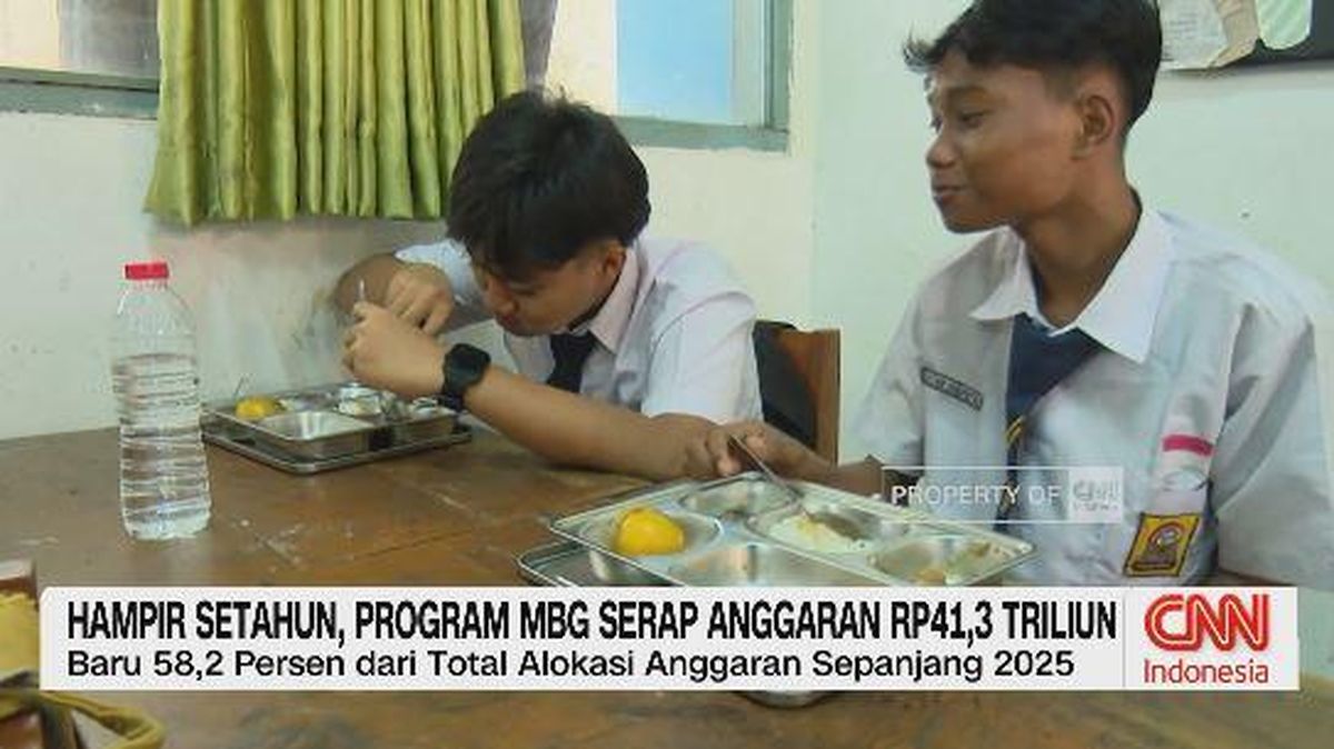 VIDEO: Hampir Setahun, Program MBG Serap Anggaran Rp41,3 Triliun
