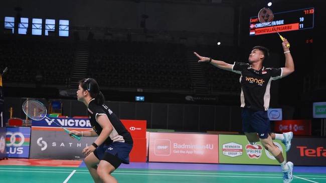 Ganda campuran Indonesia, Jafar Hidayatullah/Felisha Pasaribu, harus mengawali langkah di ajang BWF World Tour Finals 2025 dengan kekalahan dari wakil China.