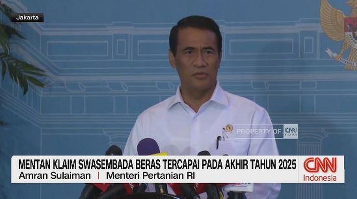 VIDEO: Mentan Klaim Swasembada Beras Tercapai pada Akhir Tahun 2025