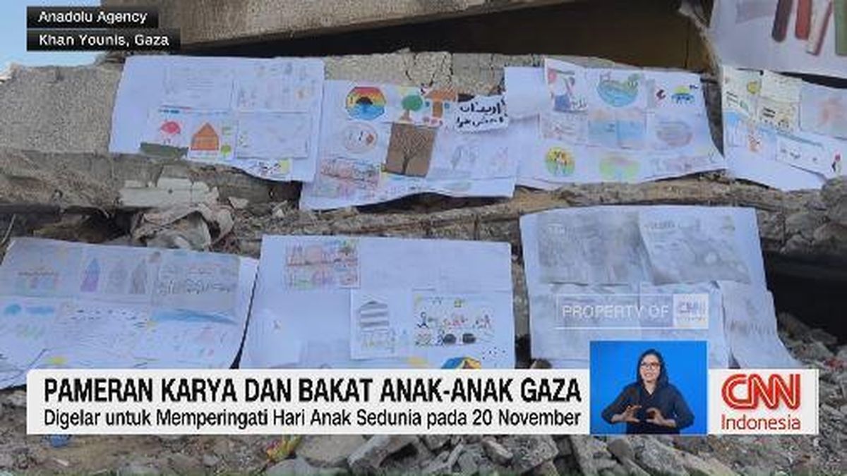 VIDEO: Pameran Karya dan Bakat Anak-Anak Gaza