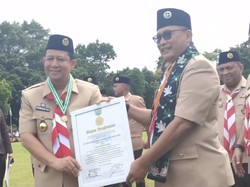 Bupati Muaro Jambi Sabet Gelar Perintis Utama Pramuka