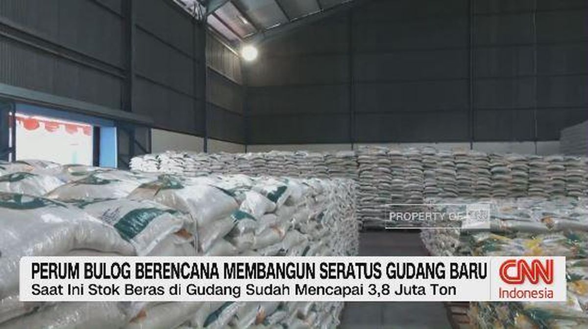 VIDEO: Perum Bulog Berencana Bangun 100 Gudang Baru