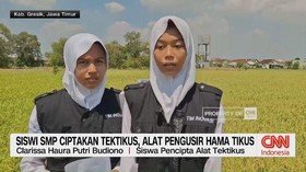 VIDEO: Siswi SMP Ciptakan Tektikus, Alat Pengusir Hama Tikus