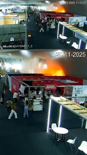 Detik-detik Kebakaran Paviliun KTT COP30 Brasil, 13 Orang Dirawat