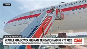 VIDEO: Wakili Prabowo, Gibran Terbang Hadiri KTT G20