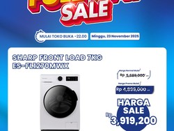 Mesin Cuci Front Load Bisa Diskon Rp 1,7 Juta di Transmart Full Day Sale