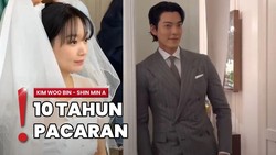 Siap Menikah, Kim Woo Bin dan Shin Min Ah Fitting Baju Pengantin