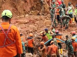 Operasi Pencarian Korban Longsor Cilacap Ditutup, 2 Orang Belum Ketemu