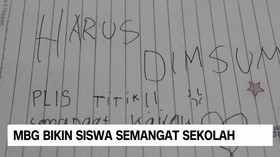 VIDEO: MBG Bikin Siswa Semangat Sekolah