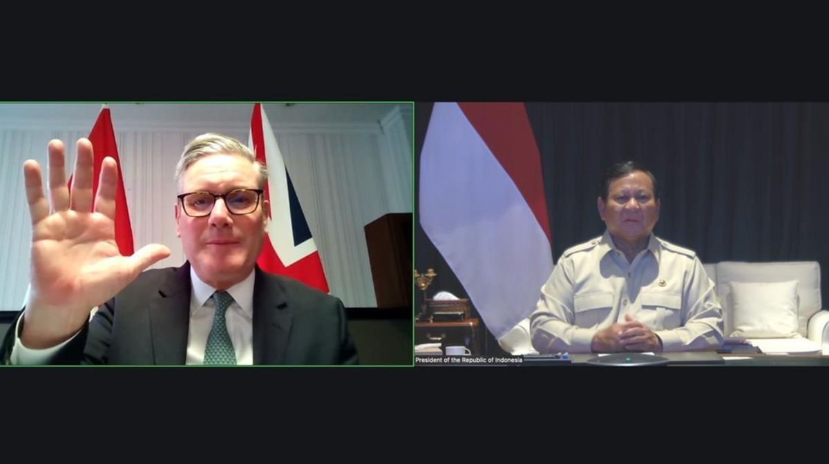 Prabowo dan PM Inggris Starmer Bahas Pasukan Internasional untuk Gaza