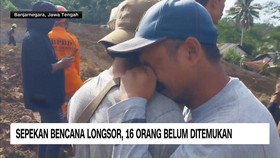 VIDEO: 16 Korban Longsor Belum Ditemukan