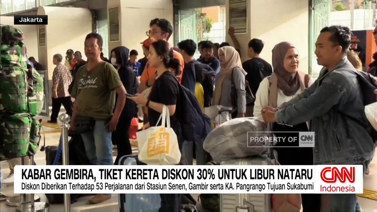 VIDEO: Kabar Gembira, Tiket Kereta Diskon 30% Untuk Libur Nataru