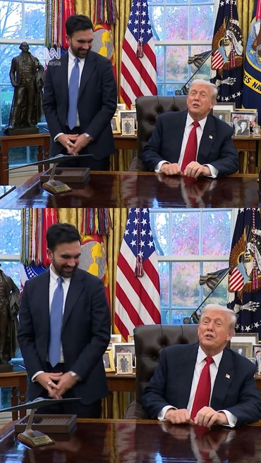 Obrolan Cair Trump-Mamdani saat Bertemu di Gedung Putih