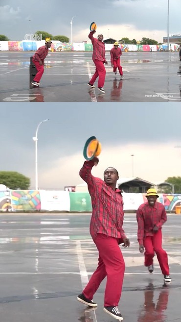 Momen Gibran Disambut Tarian Panstsula saat Tiba di Afrika Selatan