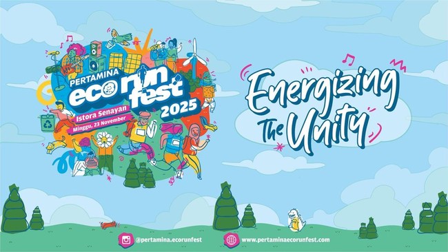 Pertamina Eco RunFest 2025 di GBK Jakarta mengedukasi kebersihan lingkungan dan mendukung UMKM, Acara ini juga mendapat pengakuan internasional.