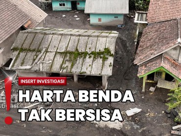 Desa Sumber Sari Lumajang Hancur Akibat Erupsi Gunung Semeru