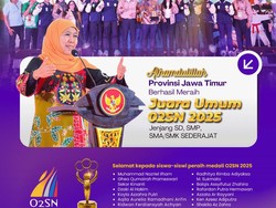 Jatim Juara Umum O2SN 2025, Khofifah Puji Ekosistem Pendidikan Jatm