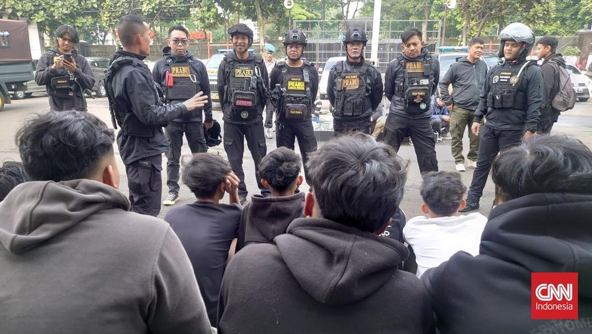 Puluhan Anggota Geng Motor Ditangkap Polisi di Bandung