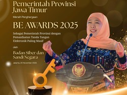 Pemprov Raih Be Award 2025 BSSN RI,Pionir Penerapan Teknologi Informasi
